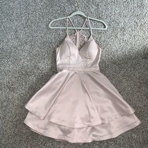 Baby Pink Short Dress